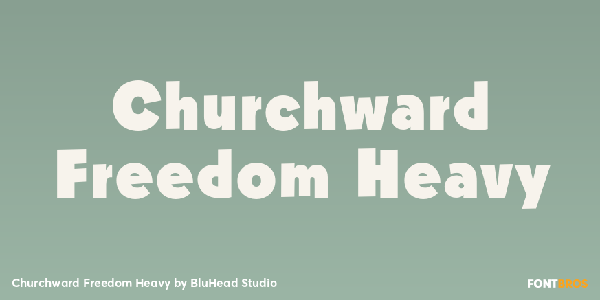 Churchward Freedom Heavy Poster