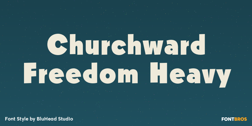 Churchward Freedom Heavy Poster