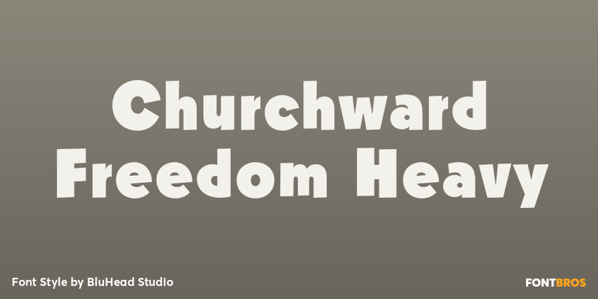 Churchward Freedom Heavy Poster