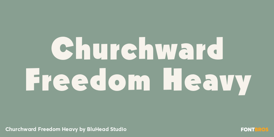 Churchward Freedom Heavy Poster