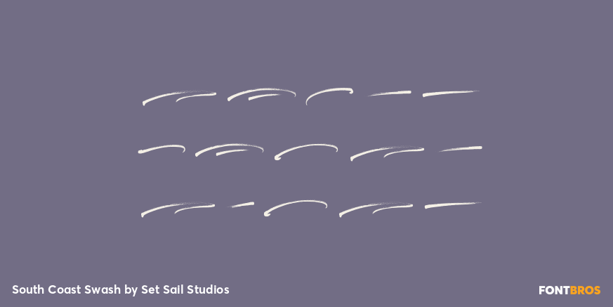 South Coast Swash Font Poster #1