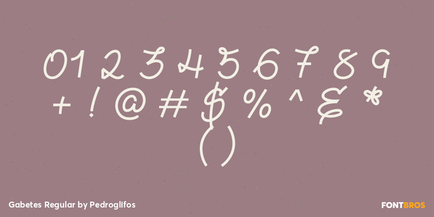 Gabetes Regular Font Poster #1