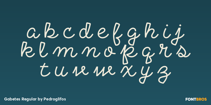 Gabetes Regular Font Poster #3