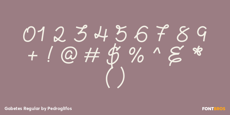 Gabetes Regular Font Poster #4