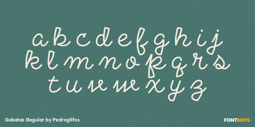 Gabetes Regular Font Poster #1