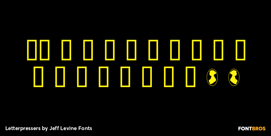 Letterpressers Font Poster #4