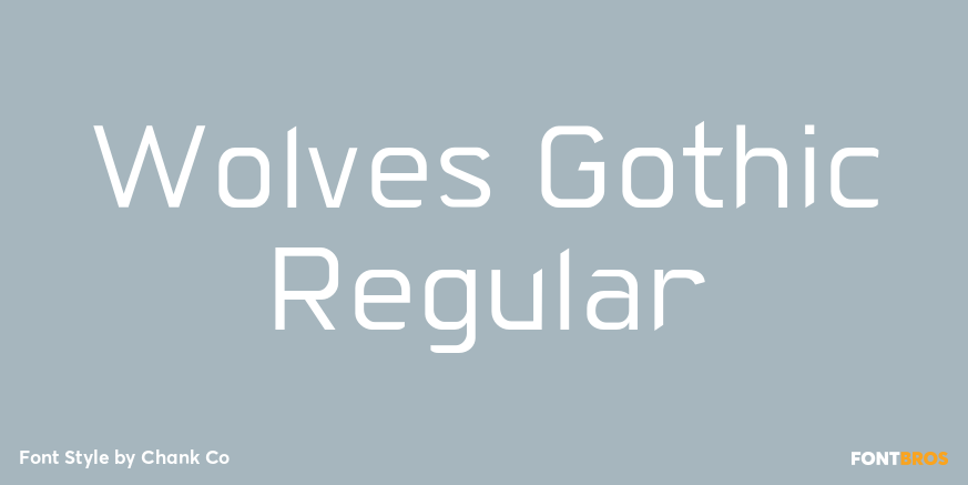 Wolves Gothic Regular Poster