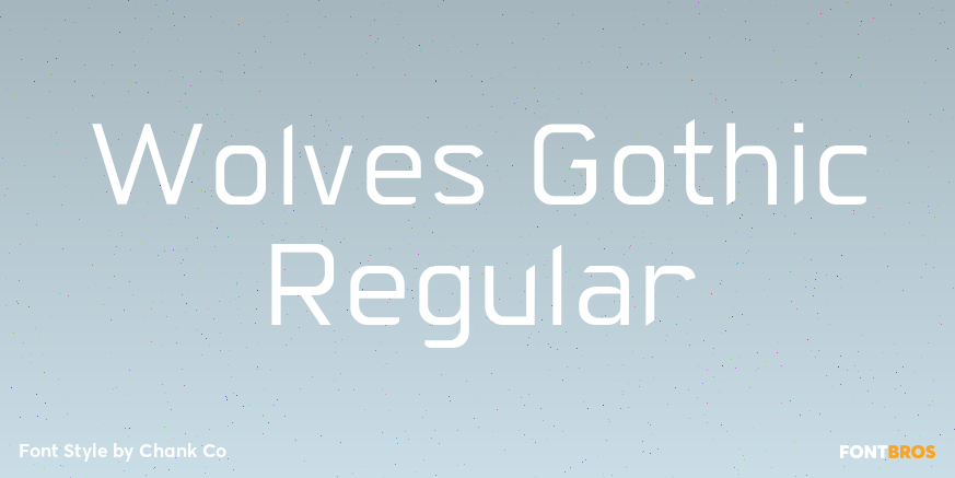 Wolves Gothic Regular Poster