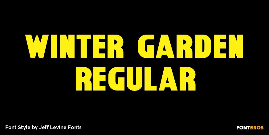 Winter Garden Regular Poster