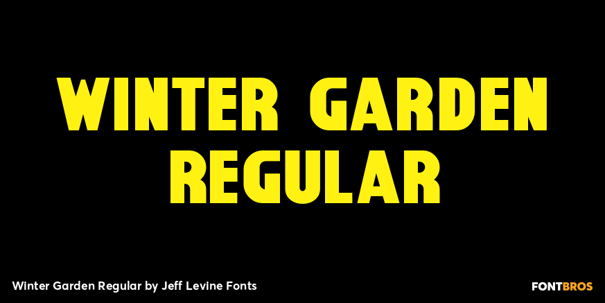 Winter Garden Regular Poster