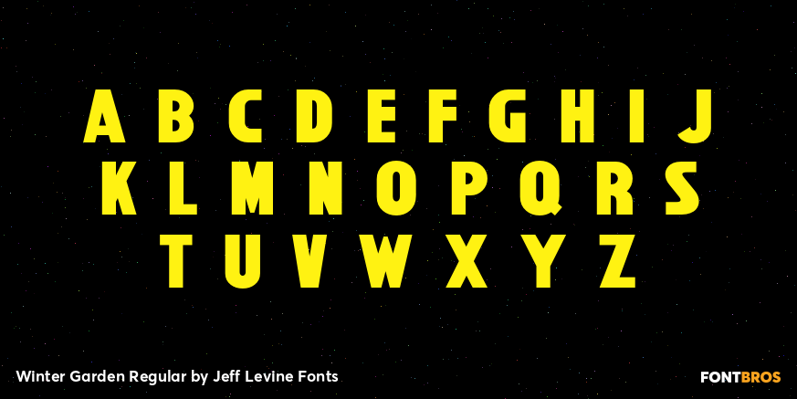 Winter Garden Regular Font Poster #2