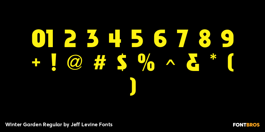 Winter Garden Regular Font Poster #4