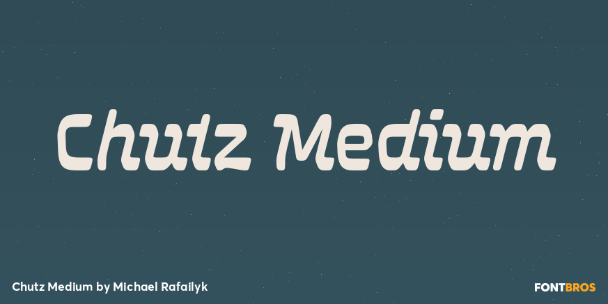 Chutz Medium Font Poster #1