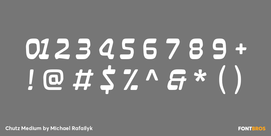 Chutz Medium Font Poster #4