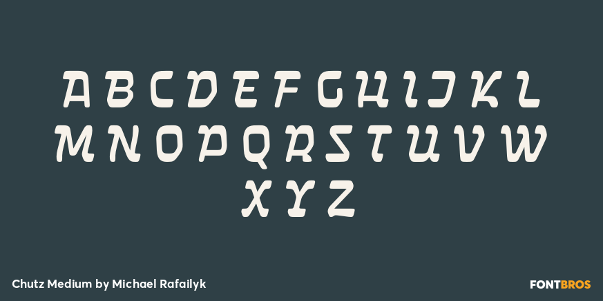 Chutz Medium Font Poster #1