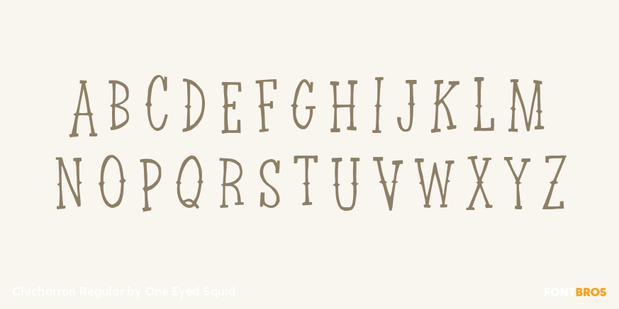 Chicharron Regular Font Poster #2