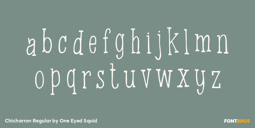 Chicharron Regular Font Poster #3