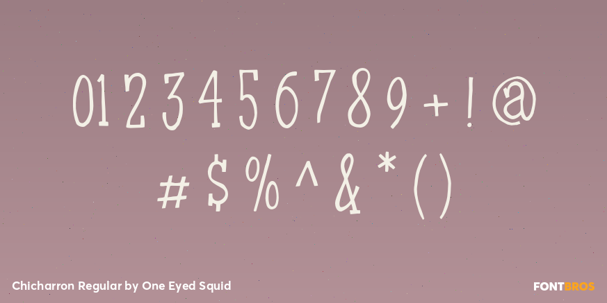 Chicharron Regular Font Poster #4
