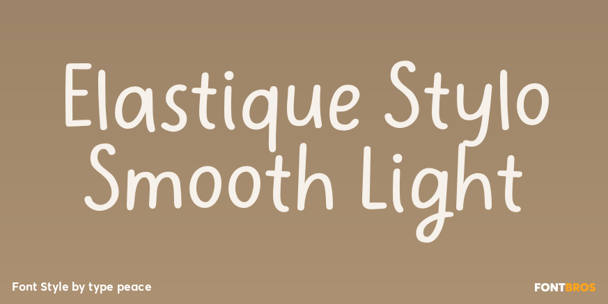 Elastique Stylo Smooth Light Poster