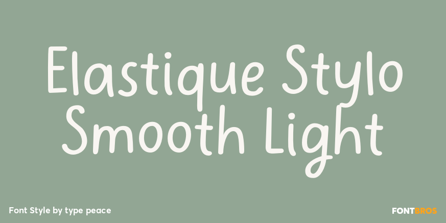 Elastique Stylo Smooth Light Poster
