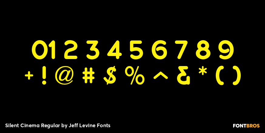 Silent Cinema Regular Font Poster #4