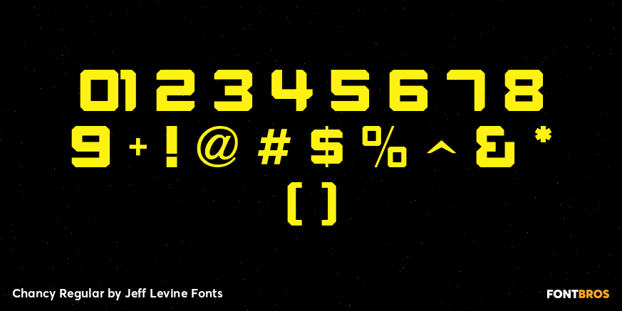 Chancy Regular Font Poster #4