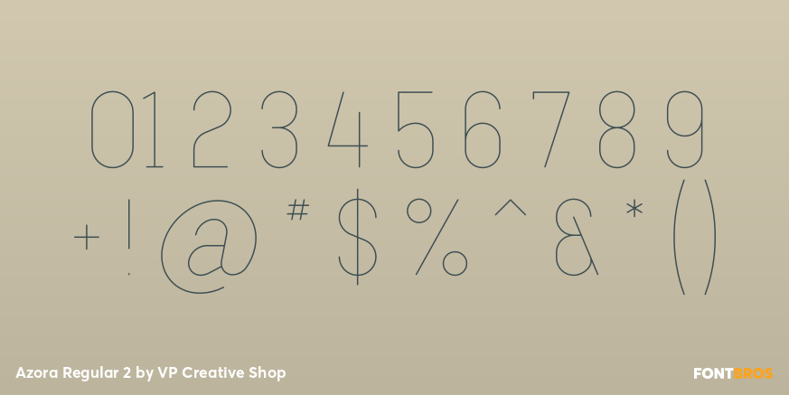 Azora Regular 2 Font Poster #4
