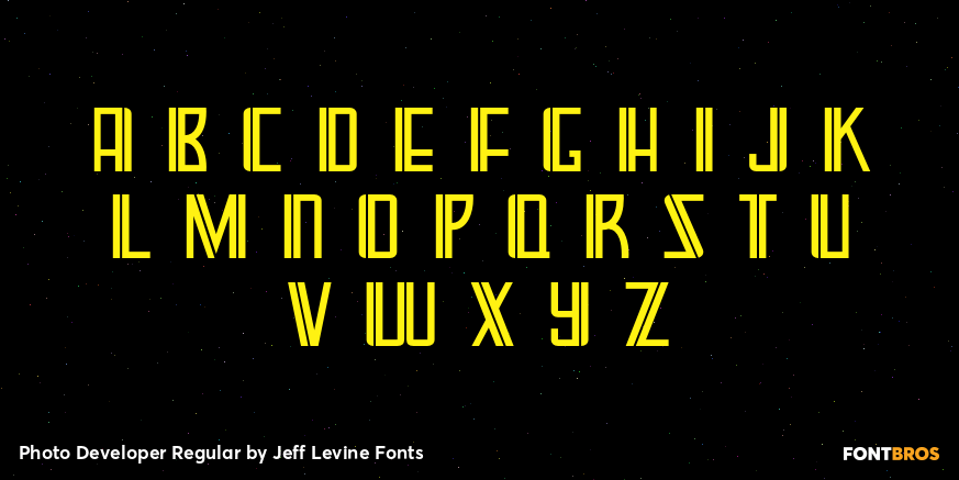 Photo Developer Regular Font Poster #2