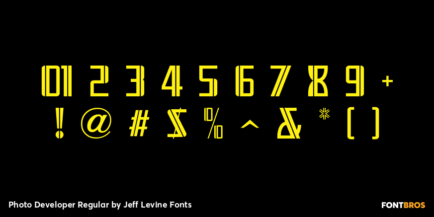 Photo Developer Regular Font Poster #4