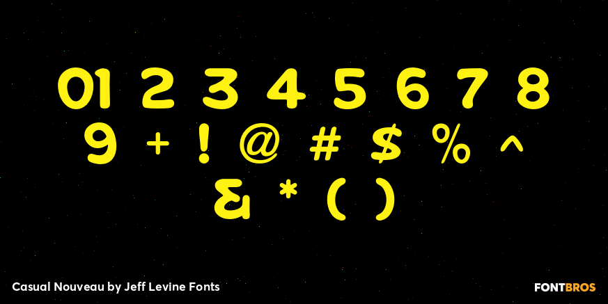 Casual Nouveau Font Poster #4