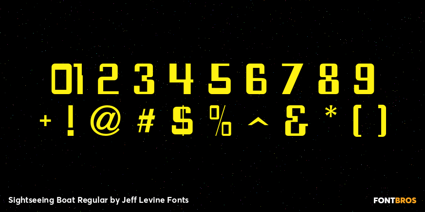 Sightseeing Boat Regular Font Poster #4