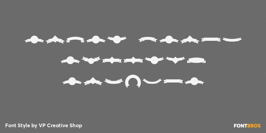 Retro Dream Ribbons Regular Poster