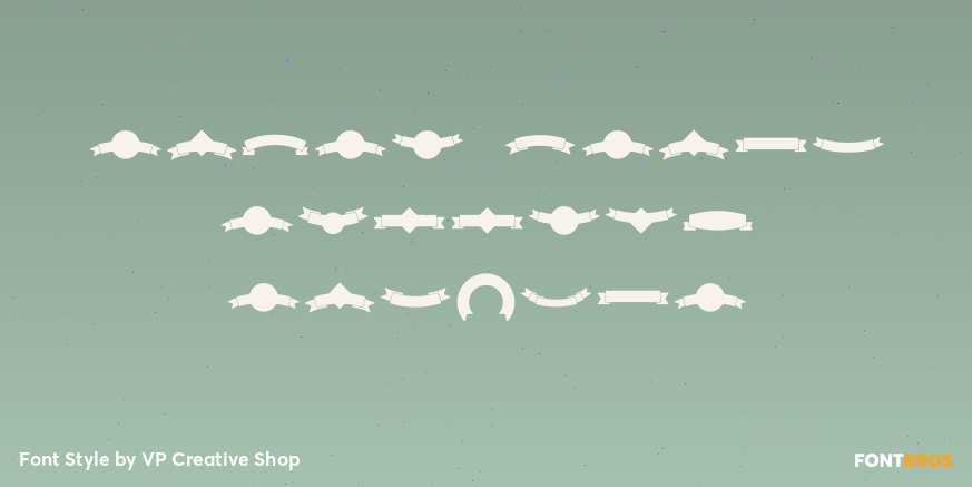 Retro Dream Ribbons Regular Poster