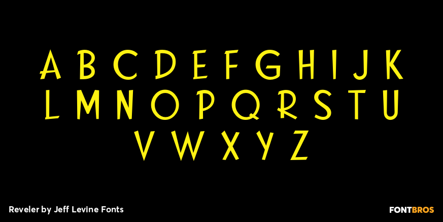 Reveler Font Poster #3