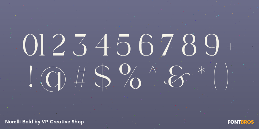 Norelli Bold Font Poster #4