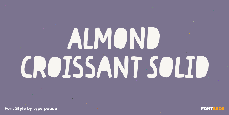 Almond Croissant Solid Poster