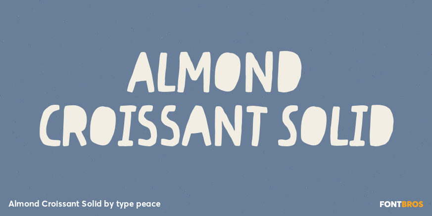 Almond Croissant Solid Poster