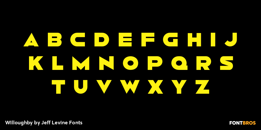 Willoughby Font Poster #2