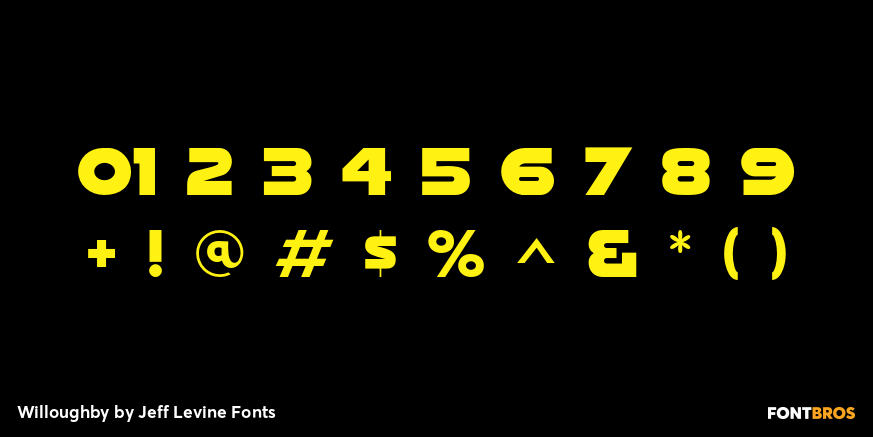 Willoughby Font Poster #4