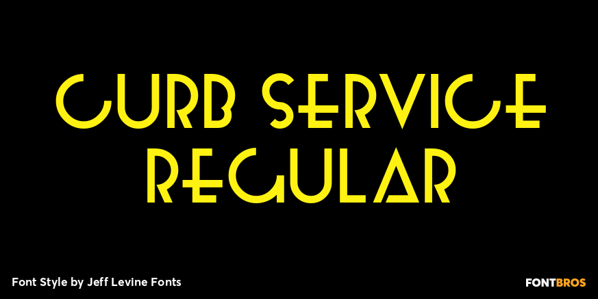 Curb Service Regular Poster