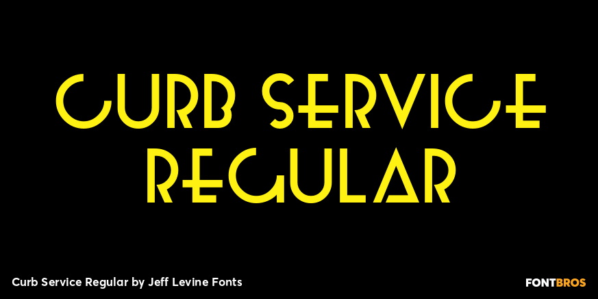 Curb Service Regular Poster