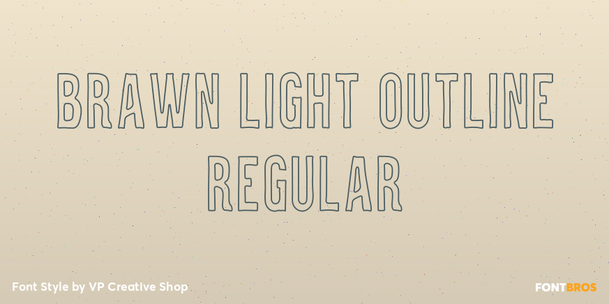 Brawn Light Outline Regular Poster