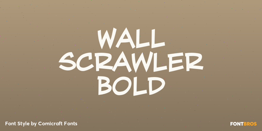 Wall Scrawler Bold Poster