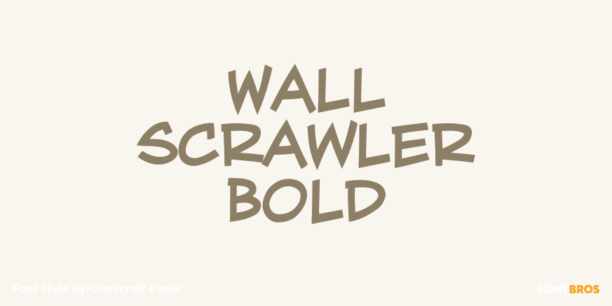 Wall Scrawler Bold Poster