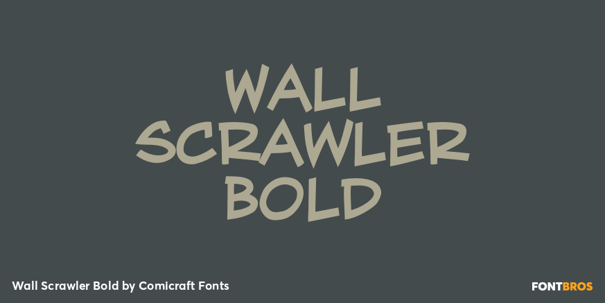 Wall Scrawler Bold Poster