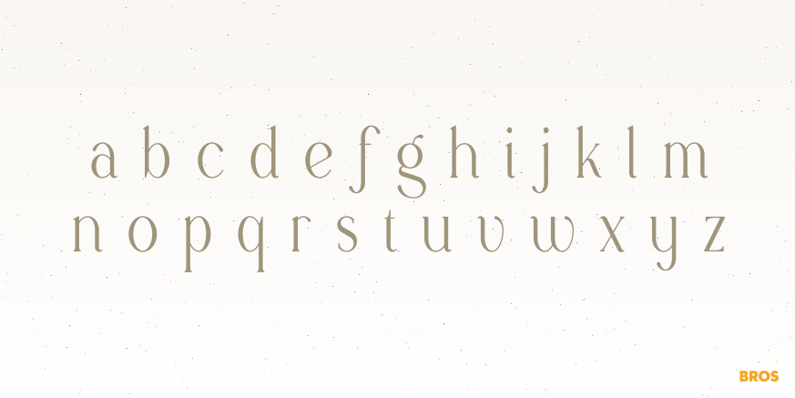 Rowan Narrower 4 Styled Font Poster #3