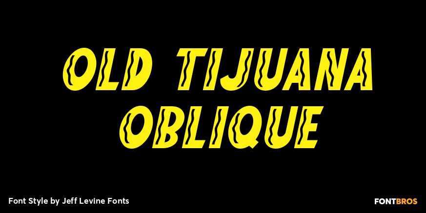 Old Tijuana Oblique Poster