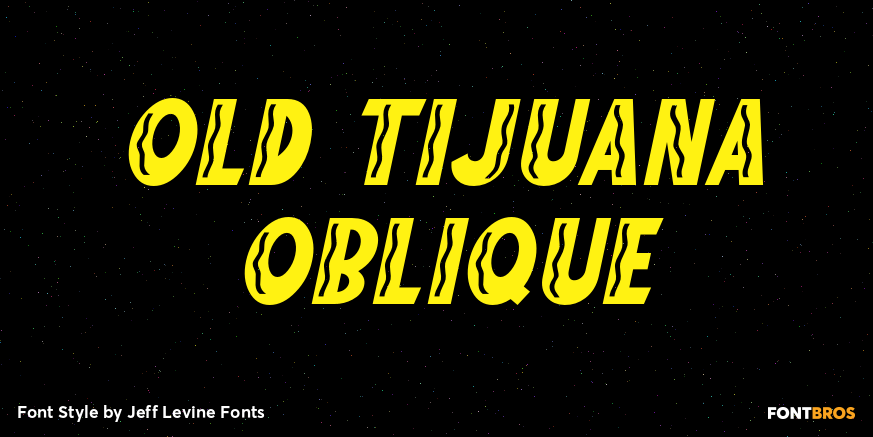 Old Tijuana Oblique Poster