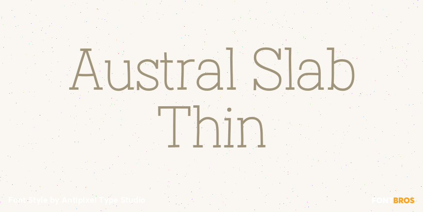 Austral Slab Thin Poster