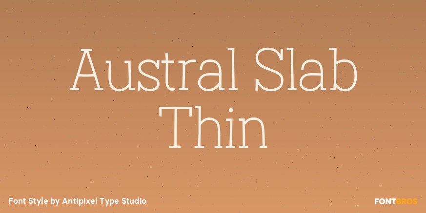 Austral Slab Thin Poster